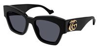 Sunglasses Gucci Woman GG1422S001-BLACK-BLACK-GREY55 - GG1422S001-BLACK-BLACK-GREY55